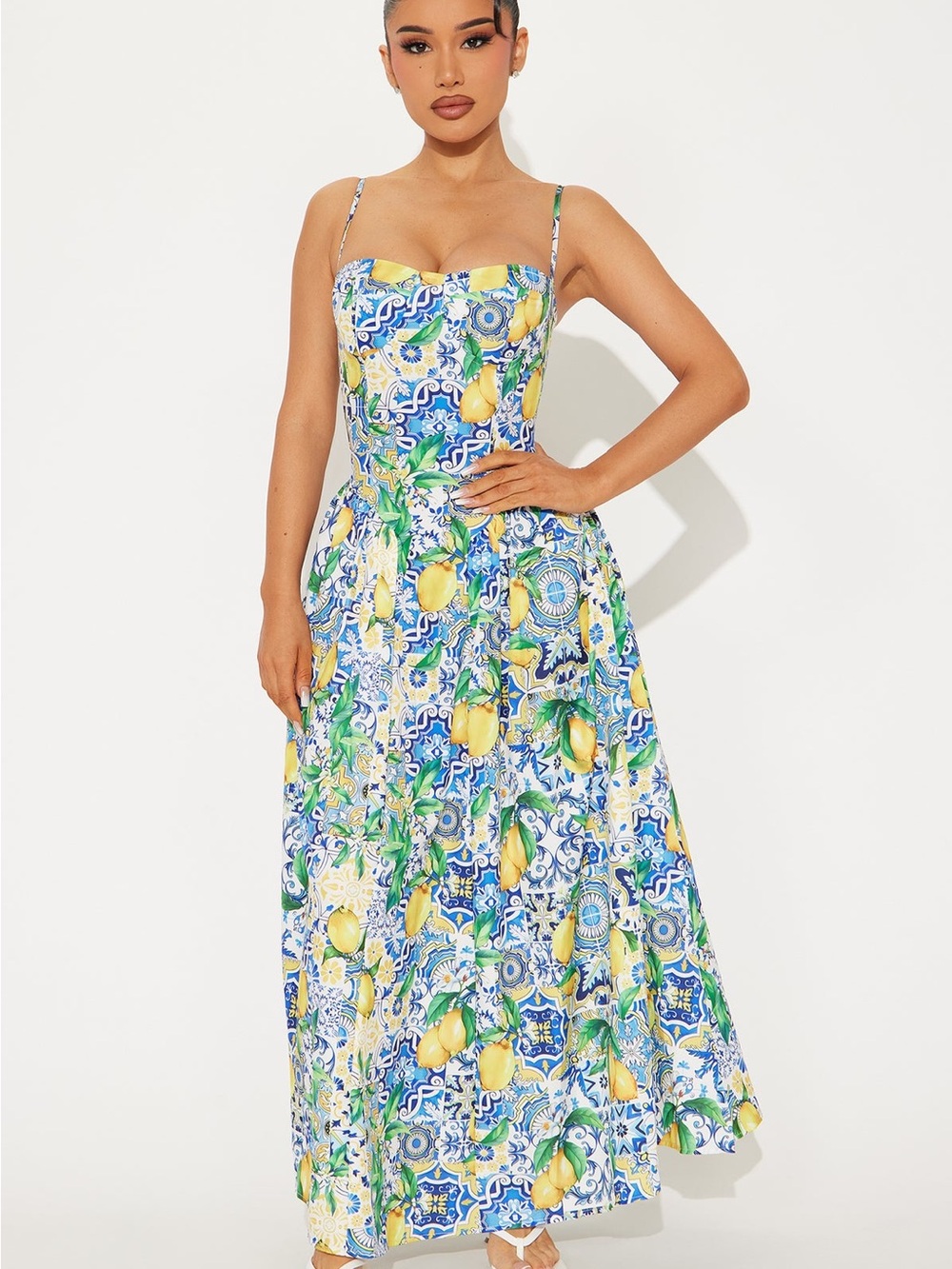 New Trip To Europe Paisley Midi Dress